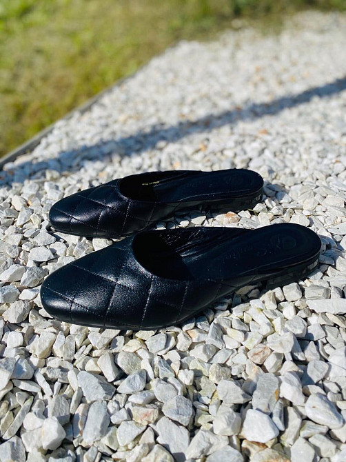 SANTINI Шльопанці жіночі SANTINI 826585-1 чорні (літо, шкіра натуральна) (4074) Коломыя - изображение 4