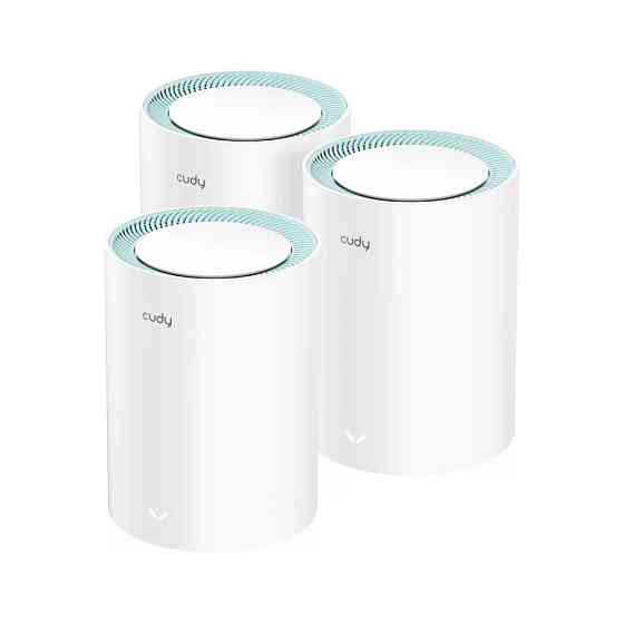Маршрутизатор Wi-Fi Mesh-система WiFi 5 Cudy M1300 (3-Pack) дводіапазонний гігабітний Вінниця