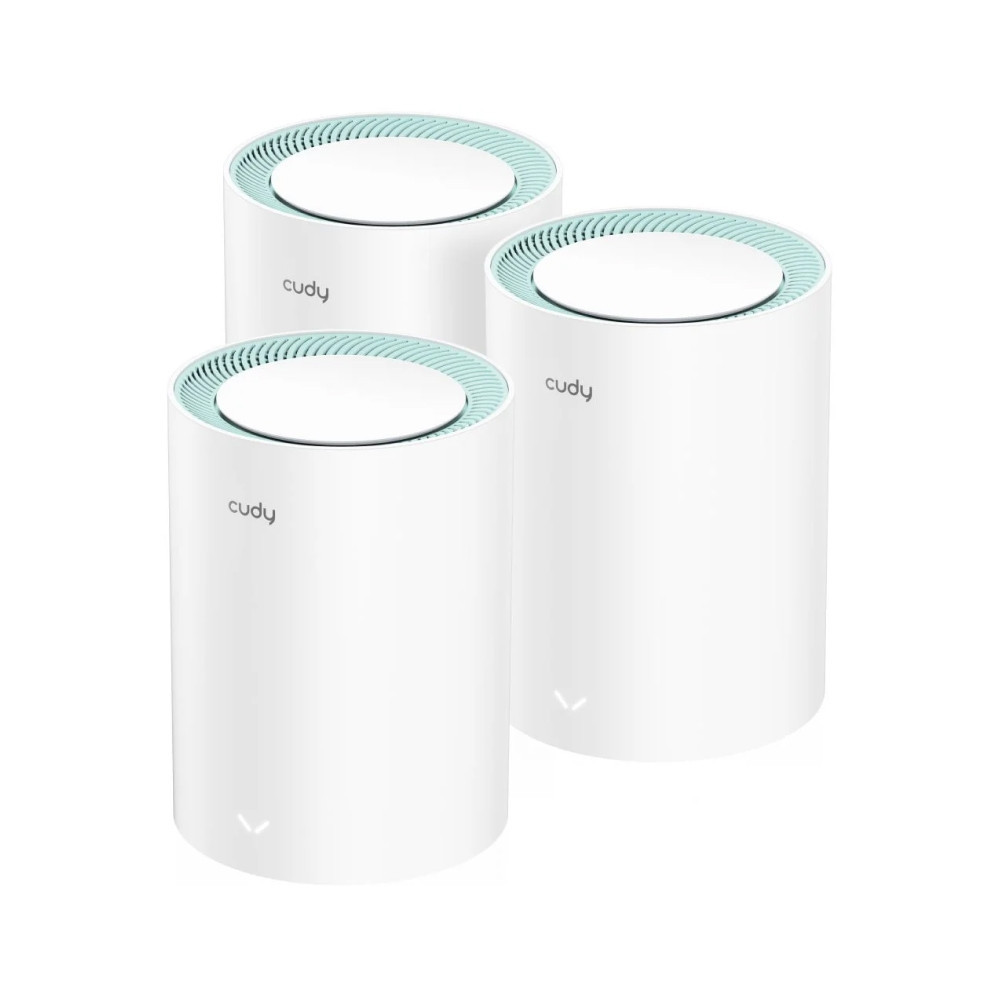 Маршрутизатор WiFi Mesh-система WiFi 5 Cudy M1300 (3-Pack) двухдиапазонный гигабитный Винница - изображение 1