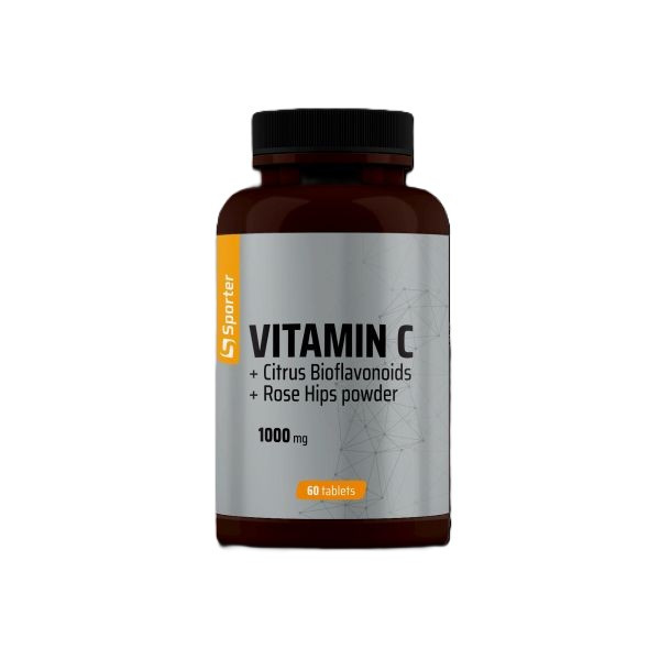Вітамін С Sporter Vitamin C 1000 мг 60 капсул Луцьк - фото 1
