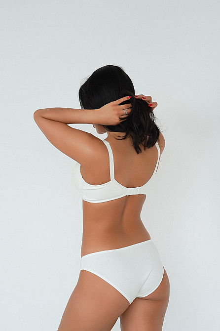 Бюстгальтер топ для вагітних та годуючих мам із застібкою для швидкого годування 75F Мамин Дім молочний Кривий Ріг - фото 6