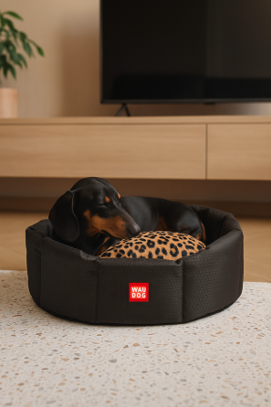 Лежанка для собак WAUDOG Relax, "Леопард" L, Ш 49 см, Д 59 см, В 20 см Київ