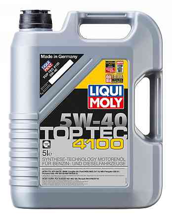 LIQUI MOLY 9511 Top Tec 4100 SAE 5W-40 — Синтетична моторна олива Low SAPS | Для бензинових і дизельних двигунів з DPF та каталіза Ковель