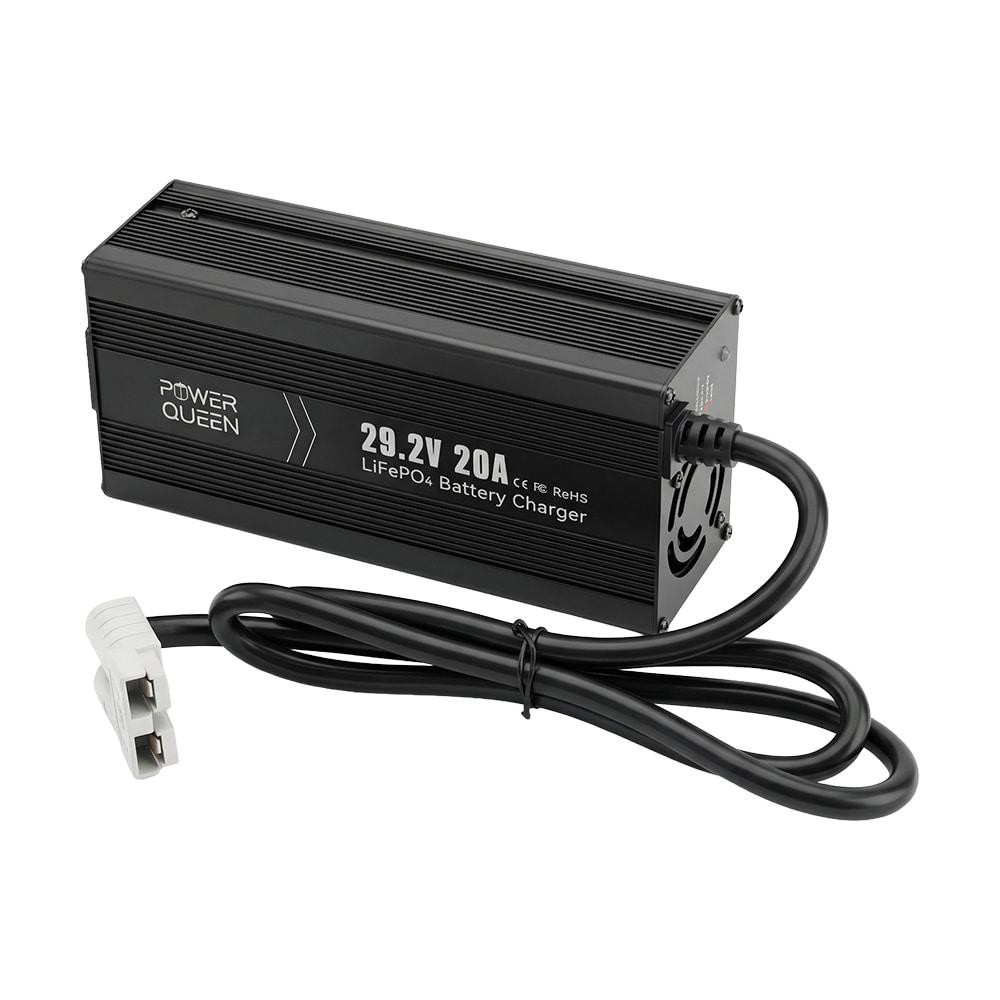 Зарядний пристрій для акумуляторних батарей LiFePO4 29.2V/20A Power Queen P24V20A-BCHA-MINI-X (44-00530) Киев - изображение 17