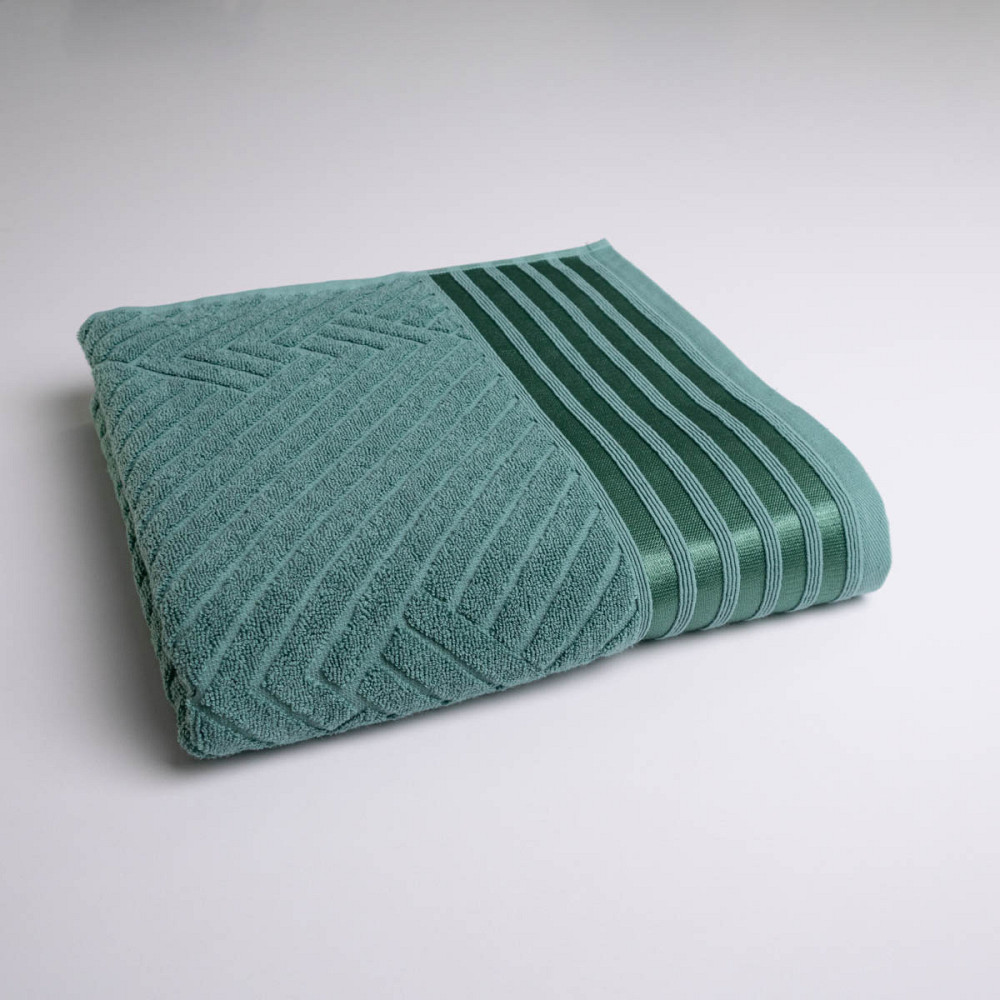 Полотенце банное махровое SOFT GM Textile 70х140см 500г/м2 (Бирюзовый) Сумы - изображение 1