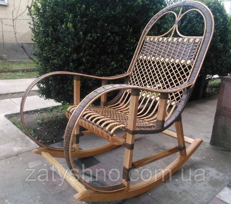 Плетене крісло-гойдалка Київ - фото 4