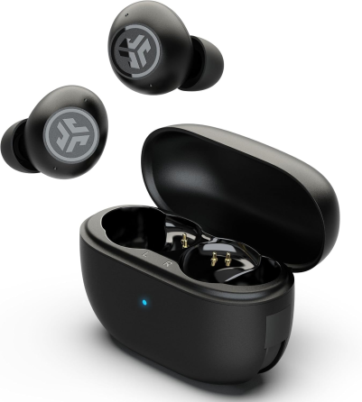 Бездротові навушники JLab Go Pop ANC TWS, Bluetooth 5.3, активне шумозаглушення ANC, Multipoint, мікрофон, чорні Київ