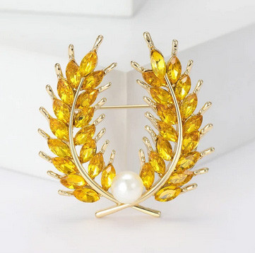 Брошка стильна Колосся пшениці Київ - фото 1