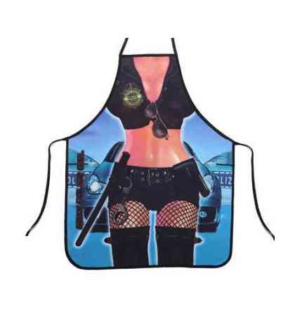 Фартух з приколом жінка поліцейська 70 на 55 см різнобарвний Київ