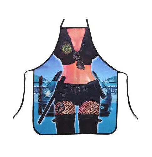 Фартух з приколом жінка поліцейська 70 на 55 см різнобарвний Київ - фото 2