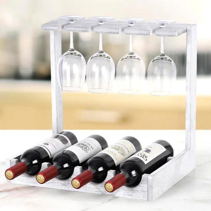 Настольная винная полка 