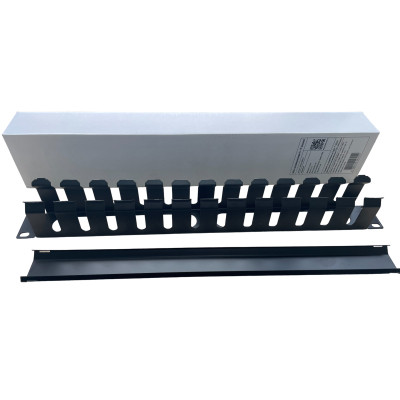 Кабельный организатор 19" 1U гребенчатый, цельнометалический GEAR (GCM-1U19INCH) Винница - изображение 2