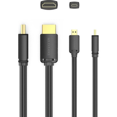 Кабель мультимедийный HDMI M to HDMI M 3.0m V2.0 4K 60Hz Vention (AGIBI) Винница - изображение 10