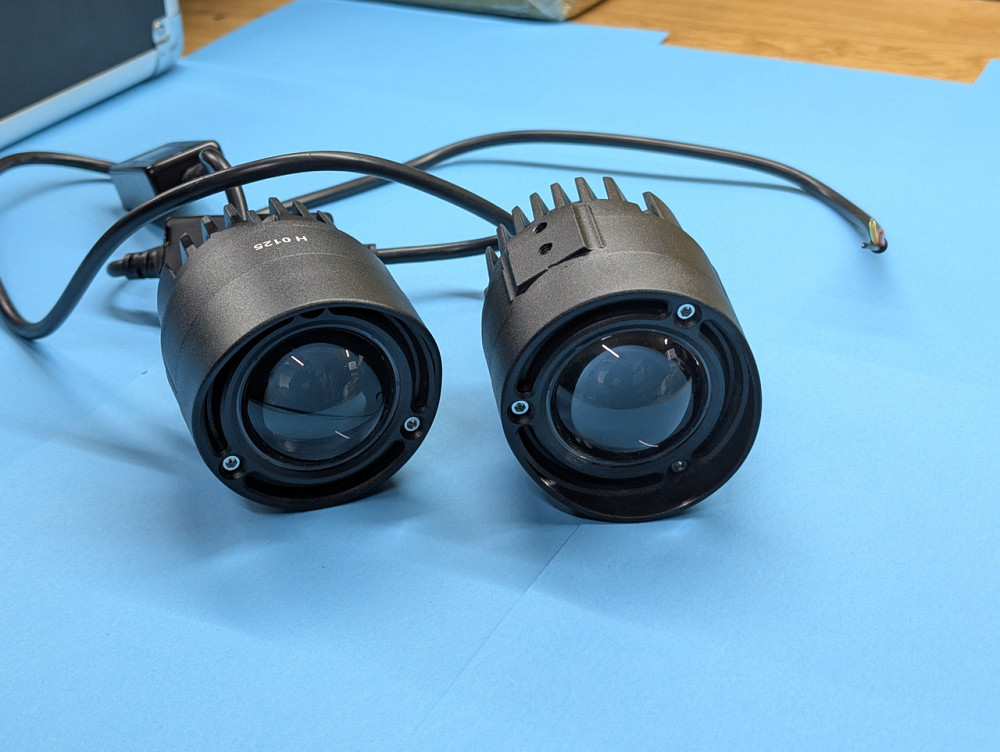 Протитуманны фари універсальні ПТФ бі-лед кругла круглі додаткові фари туманки Bi-LED Fog Lights линза Харків - фото 4