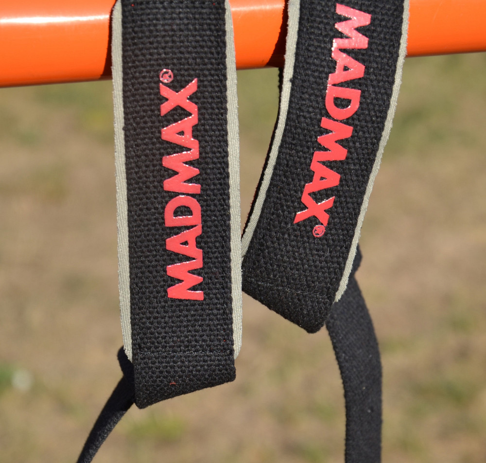 Лямки для тяги MadMax MFA-267 PWR Straps Black/Grey/Red Луцьк - фото 10