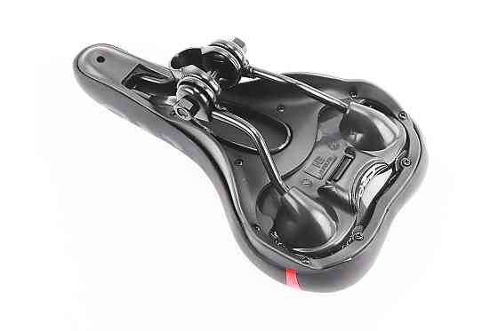 Сидіння MTB 270x160мм, чорно-червоне CPO-2032 Київ