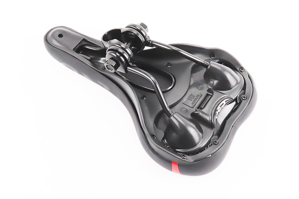 Сидіння MTB 270x160мм, чорно-червоне CPO-2032 Київ - фото 2