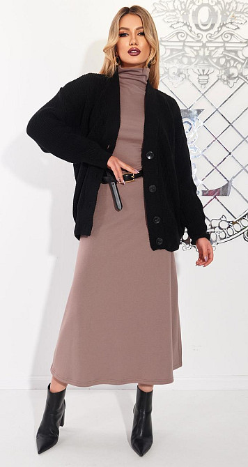 Теплое платье джерси (42) Киев - изображение 6