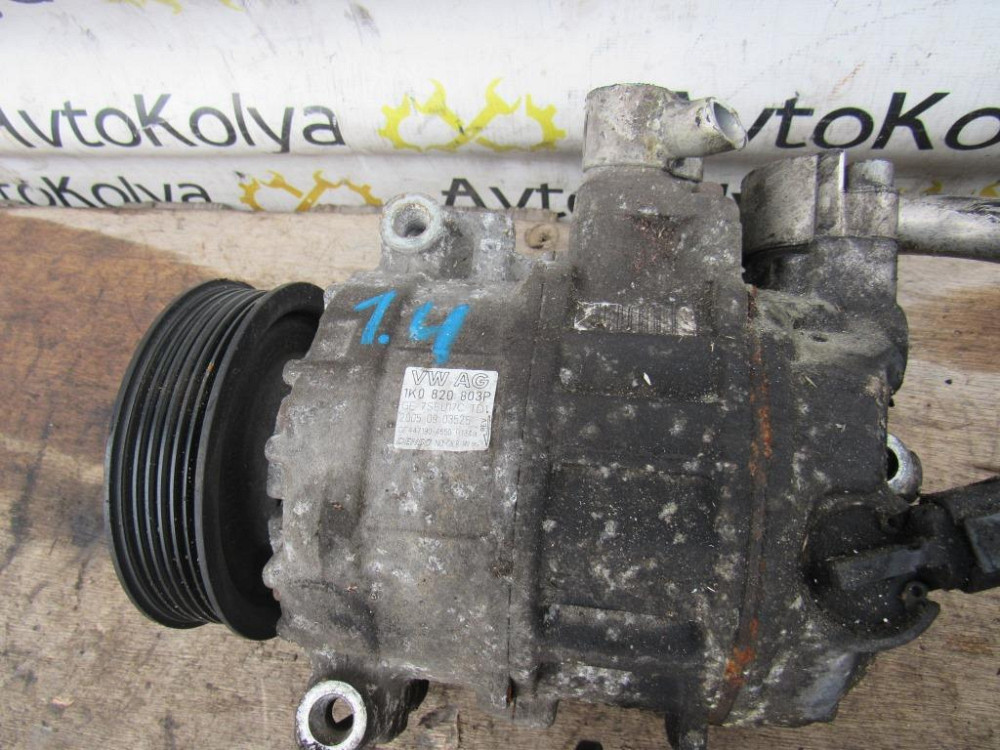 Компресор кондиціонера Volkswagen Golf 5 1.6 бензин 2003-2008 (1K0820803P) Ковель - изображение 3