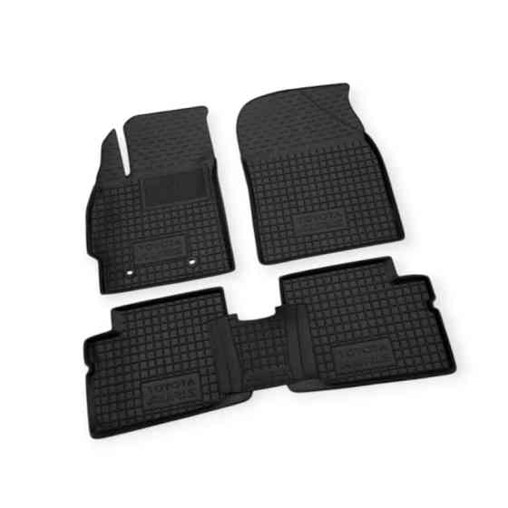 Килимки салону автомобіль Тойота Auris (2007-2012) борт 2,5 см, з перемичкою Мукачево