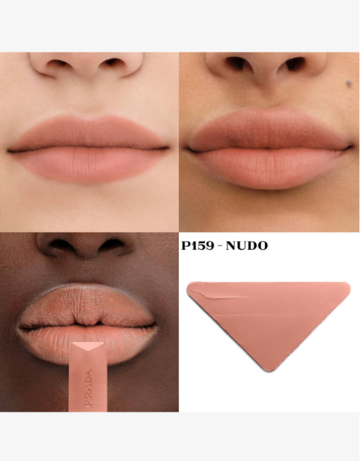 Рефіл помади Prada Monochrome Soft Matte Lipstick 159 Nudo — стійка матова помада змінний блок Слов'янськ - фото 8