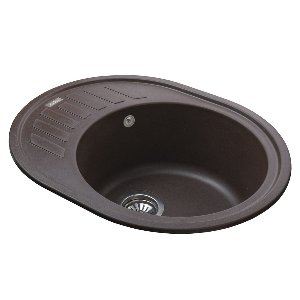 Гранитная мойка Globus Lux ARNO коричневый 620x500мм-А0006 Киев - изображение 4