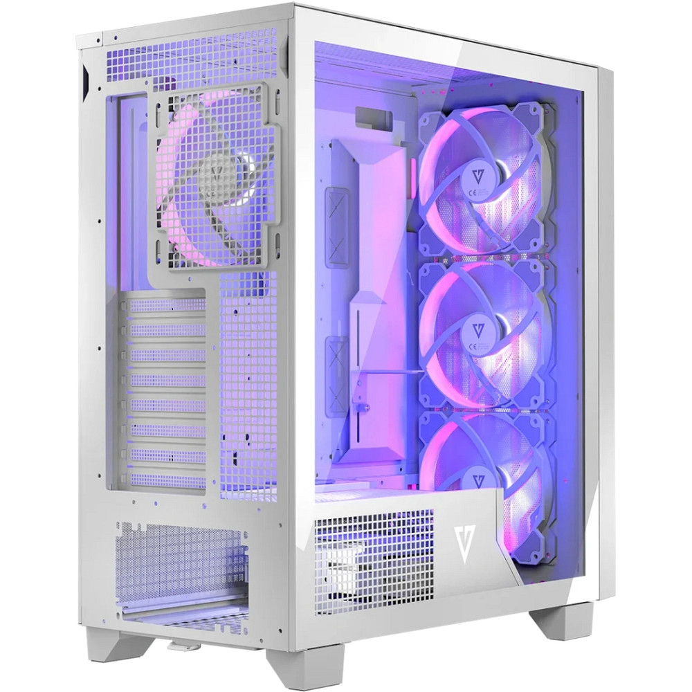 Корпус Modecom VOLCANO PERUN APEX ARGB MIDI WHITE 4x140mm fans USB 3.0x2+TYPE-C без БЖ ATX Вінниця - фото 4