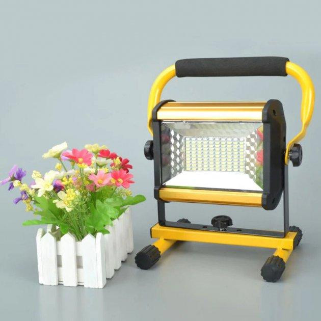 Фонарь прожектор LED W808 100W (SMD) + USB + 6x18650 (4 режима) Винница - изображение 8