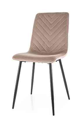 Стілець DAREN VELVET чорний каркас/капучино BL.38 Киев