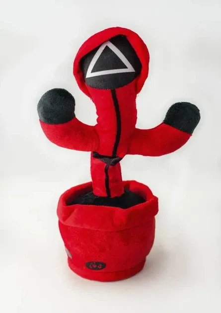 Танцующий кактус-КАЛЬМАР поющий Dancing SQUID, 120 песен, LED-подсветка, интерактивная игрушка Одесса - изображение 5