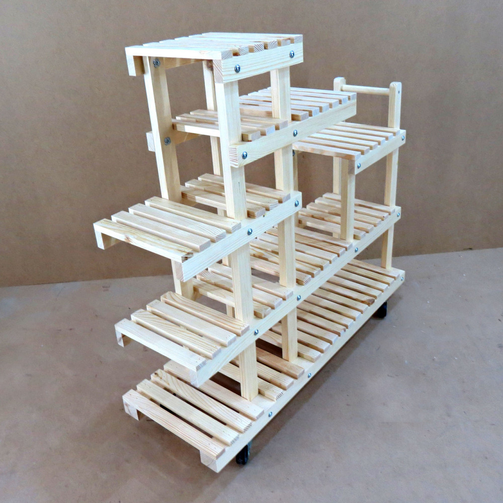 Підставка для квітів "Монтобан" бланже на коліщатках Миколаїв - фото 5