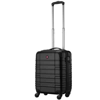 Валіза Wenger Amplar, мала, пластик, 4 колеса, чорна (653143) Вінниця