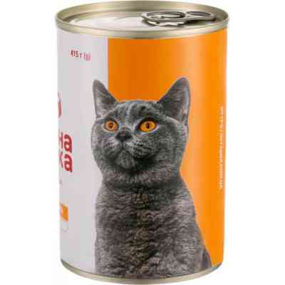 Паштет для кошек М'ясна Миска с курицей 415 г (4820255190280) Винница