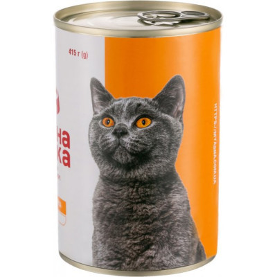 Паштет для кошек М'ясна Миска с курицей 415 г (4820255190280) Винница - изображение 2