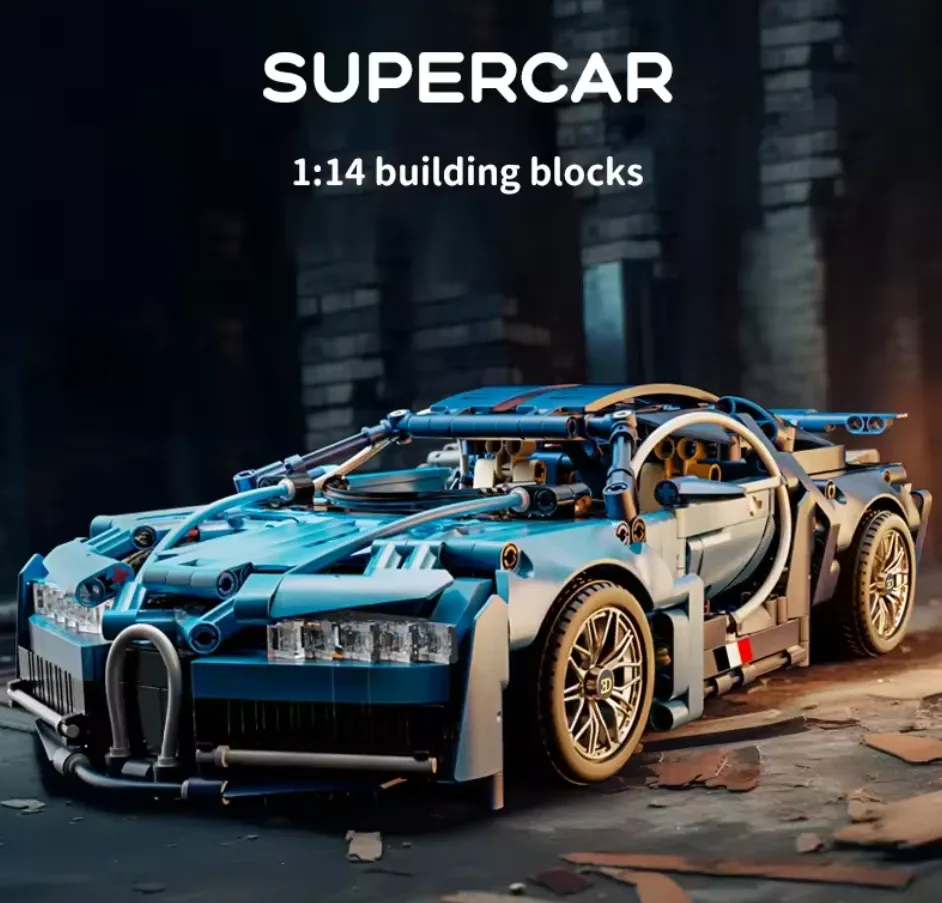 Конструктор Technik Bugatti Chiron, 1280 деталей сумісний із lego-лого Київ - фото 3