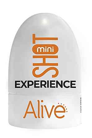 Карманный мастурбатор Alive Mini Shot Experience бежевый Sex Aura Киев