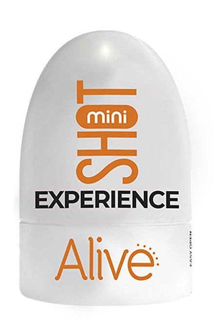 Карманный мастурбатор Alive Mini Shot Experience бежевый Sex Aura Киев - изображение 6
