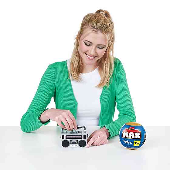 Конструктор в капсулі Max серії Retro S1 – Касетний магнітофон Дніпро