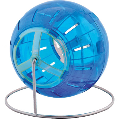 Іграшка для гризунів Природа Куля бігова на підставці d 13 см синя (4823082402786) Вінниця - фото 1