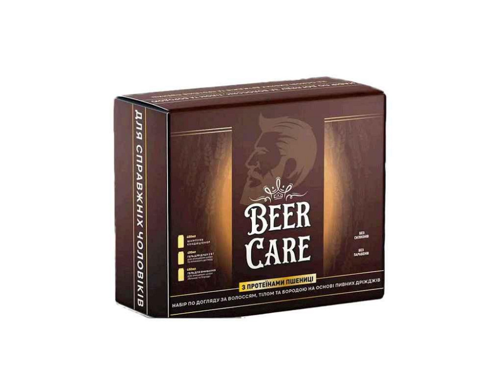 Набор подарочный для лобовикiев ЛИНИЯ С ПРОТЕИНАМИ ПШЕНИЦЫ ТМ BEER CARE Киев - изображение 1