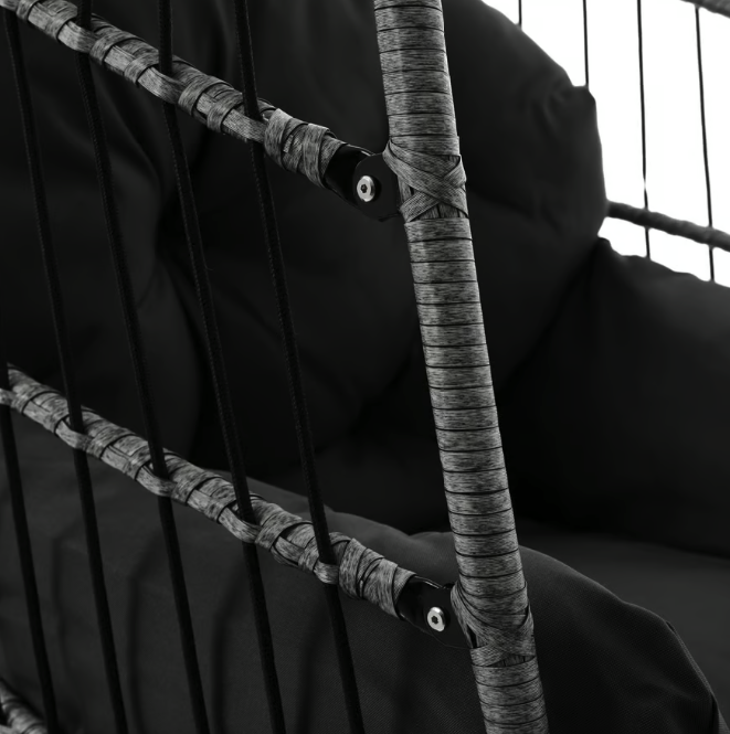 Підвісне крісло-кокон Di Volio Beluno графітовий Киев - изображение 6