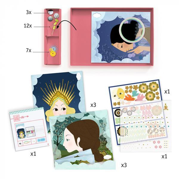 Набор для творчества Djeco Диадемы с подсветкой (DJ09312) Харьков - изображение 4