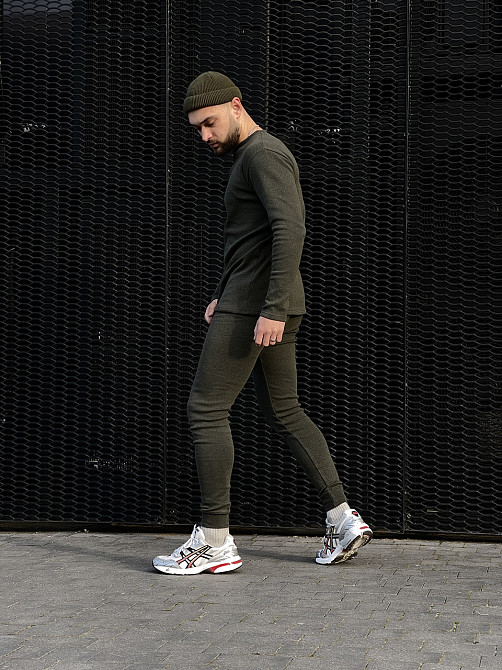 Термобілизна чоловіча тактична колір олива на флісі, для ЗСУ S M L XL XXL Дніпро - фото 8