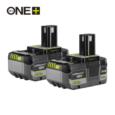 Набір акумулятор + зарядний пристрій Ryobi ONE+ RB1850X2 18V, 2х5Ah (5133005305) Вінниця - фото 1