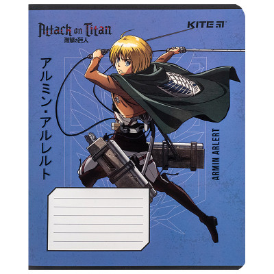 Зошит Kite Attack on Titan, 12 аркушів, лінія (AT24-234) Вінниця - фото 5