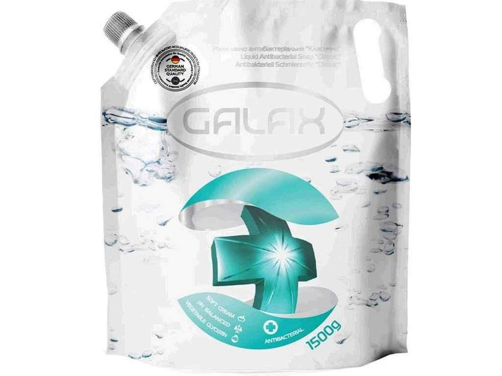Жидкое мыло Антибактериальное 1,5л Классическое (DOYPACK) ТМ Galax   Solmir Solmir Solmir Київ - фото 2