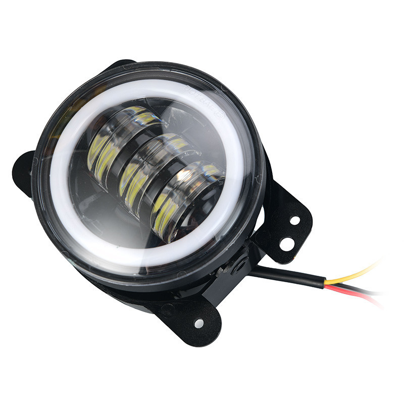 Фари LED протитуманні 60W з денними ходовими вогнями 4 дюйми, 12/24 V (комплект 2 шт.) Мукачево - фото 7