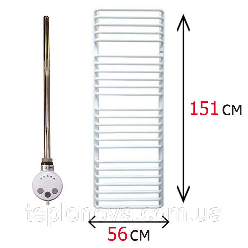Електрична рушникосушка біла 1510х560 Terma Alina Чернівці - фото 1