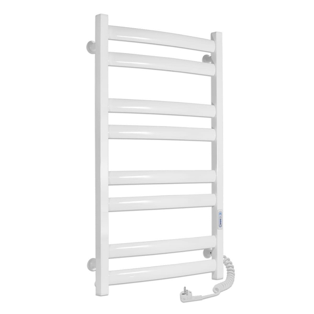 Электрический полотенцесушитель Laris Зебра Атлант ЧК8 500Х900 Э белый Киев - изображение 1