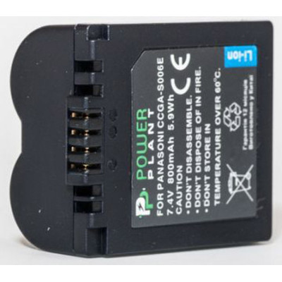 Акумулятор до фото/відео PowerPlant Panasonic S006E (DV00DV1100) Вінниця - фото 1